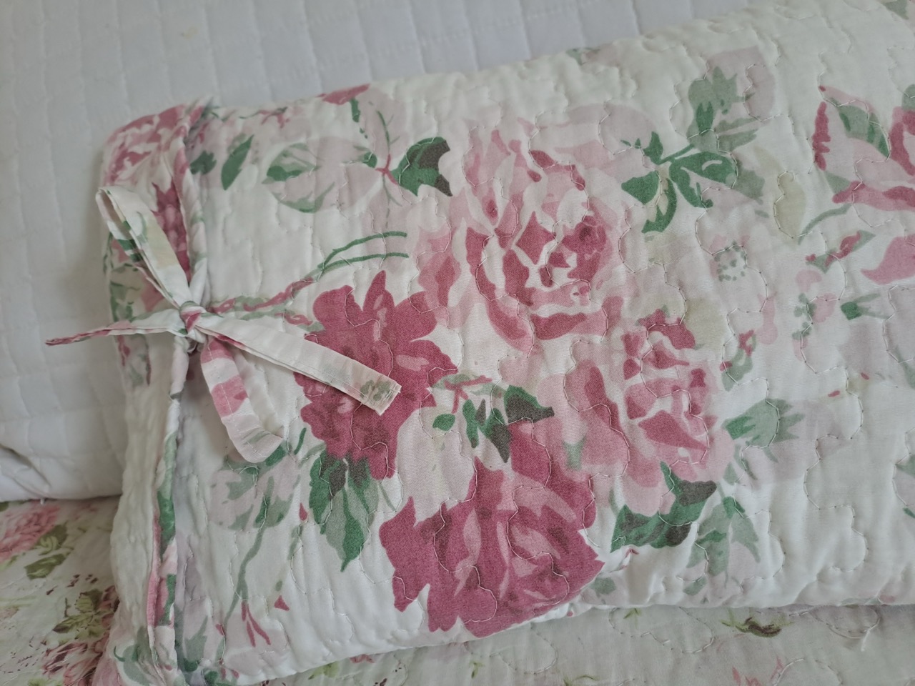 fronha estampada que fiz para travesseiro pequeno